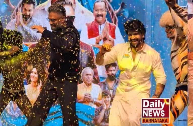 Jai movie promotion trailer released by Bollywood actor Sunil Shetty ಬೆಂಗಳೂರಿನ ಮಂತ್ರಿ ಮಾಲ್ ಗೆ “ಜೈ” ಚಿತ್ರದ ಪ್ರಚಾರಕ್ಕಾಗಿ ಬಂದ ಬಾಲಿವುಡ್ ನಟ ಸುನೀಲ್ ಶೆಟ್ಟಿಗೆ ಮಂಗಳೂರಿನ ಸಂಸ್ಕೃತಿಯ ಮಂಗಳ ವಾದ್ಯಗಳೊಂದಿಗೆ ಸ್ವಾಗತಿಸಿದ ಚಿತ್ರ ತಂಡ.